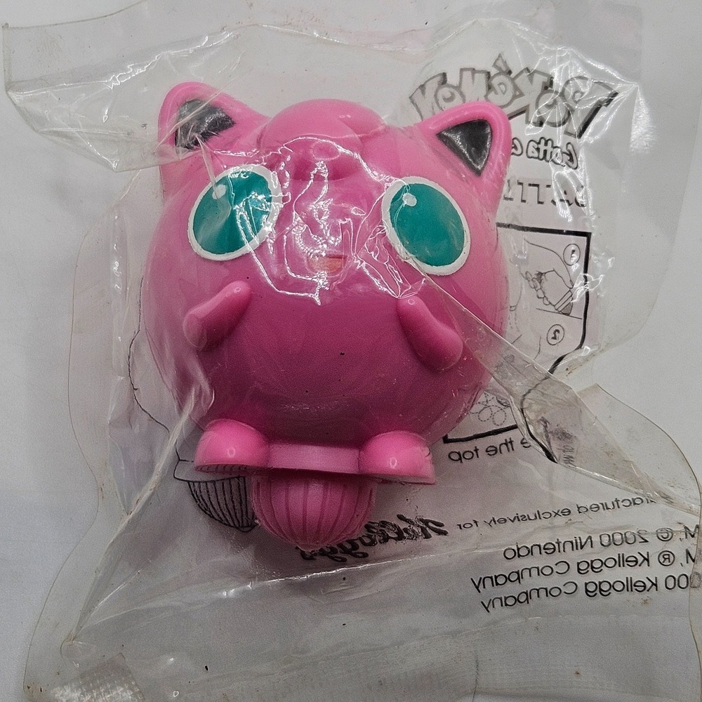 2000 Kellogg's Pokemon Battle Tops Jigglypuff Battle Top Sealed NOS